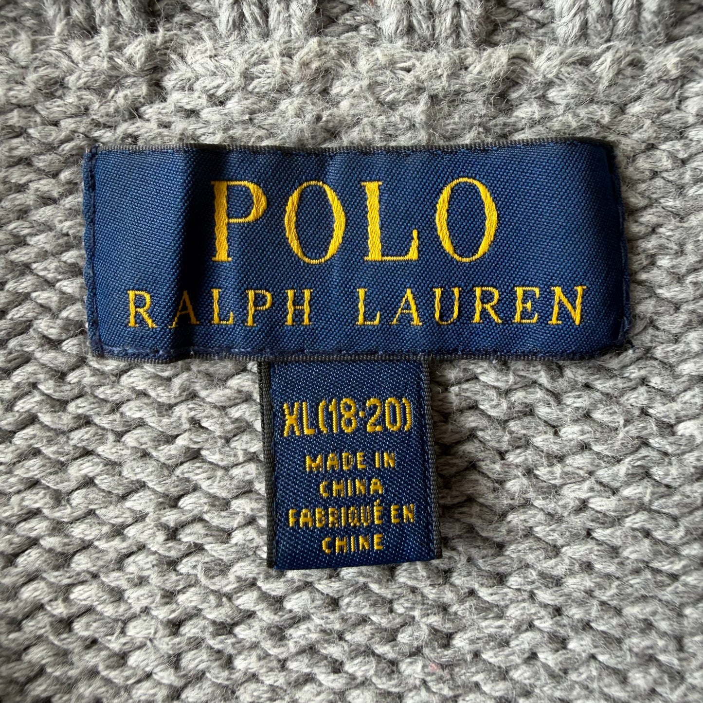 Ralph Lauren Flag Heavy Knit - Small