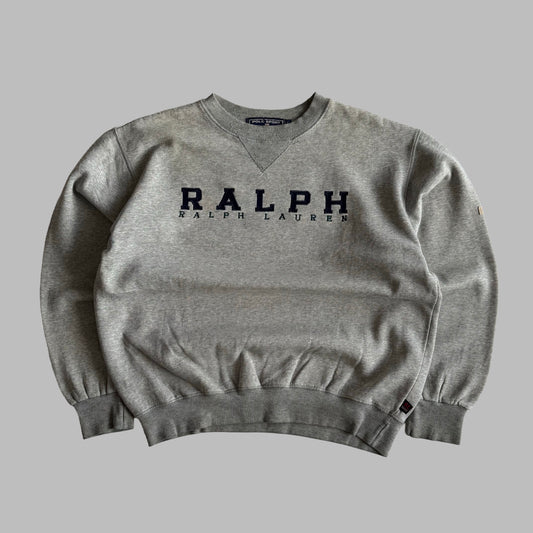 Y2K Polo Ralph Lauren Embroidered Sweatshirt - M