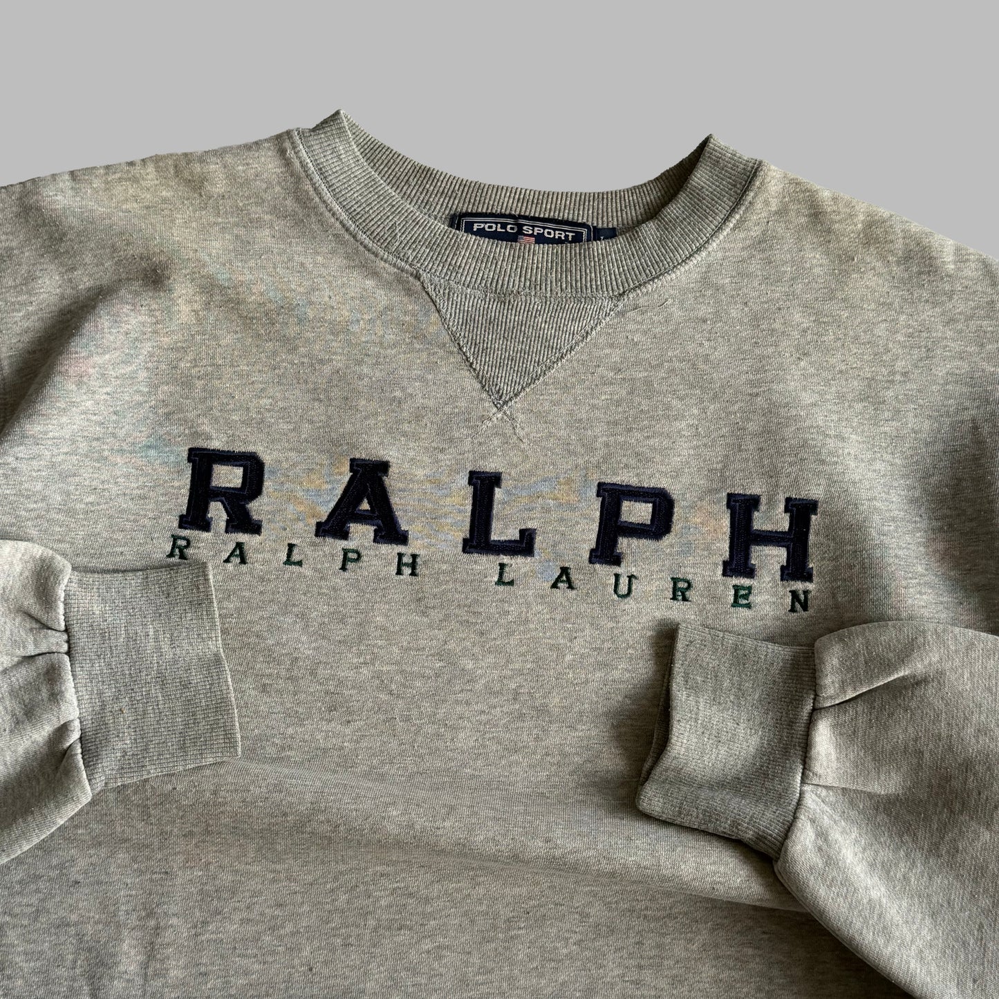 Y2K Polo Ralph Lauren Embroidered Sweatshirt - M