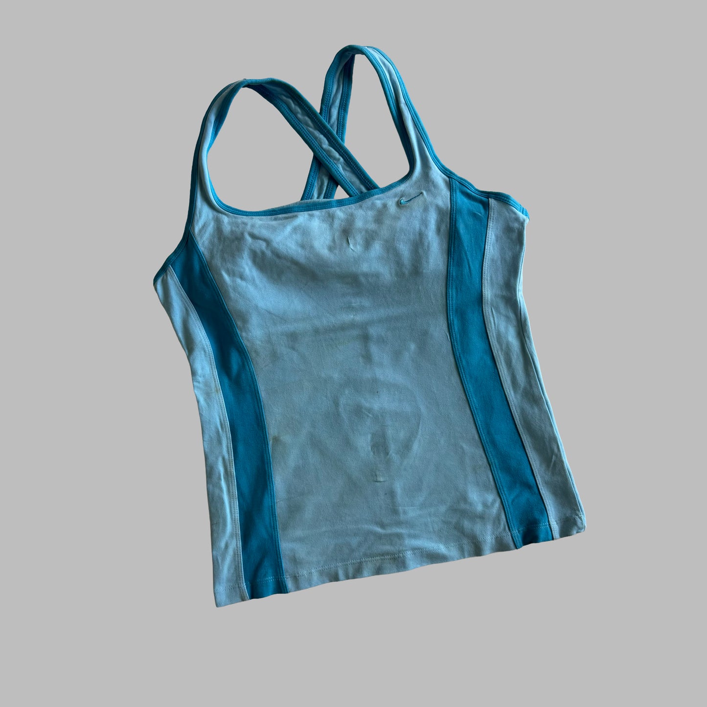 Y2K Nike Cross Back Activewear Top - M
