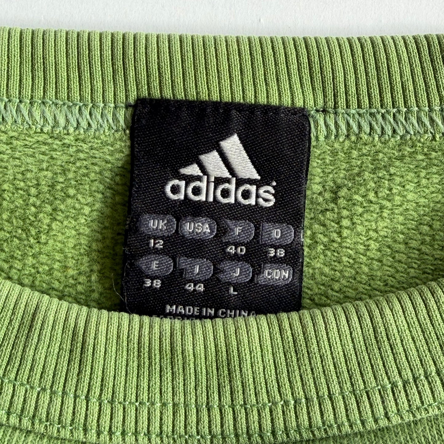 Y2K Adidas Spell Out Sweatshirt - XS/S