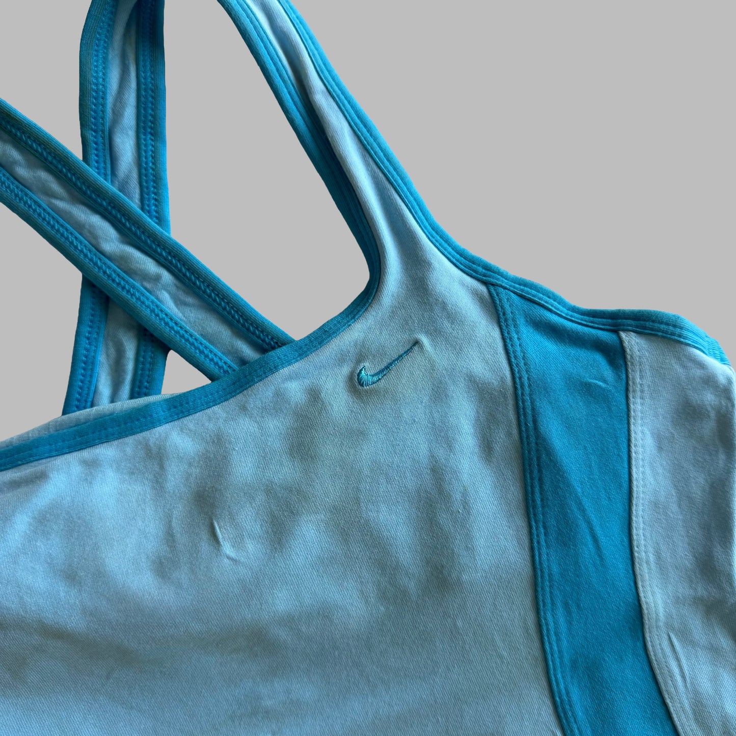 Y2K Nike Cross Back Activewear Top - M