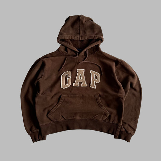 Y2K Brown Gap Hoodie - XS
