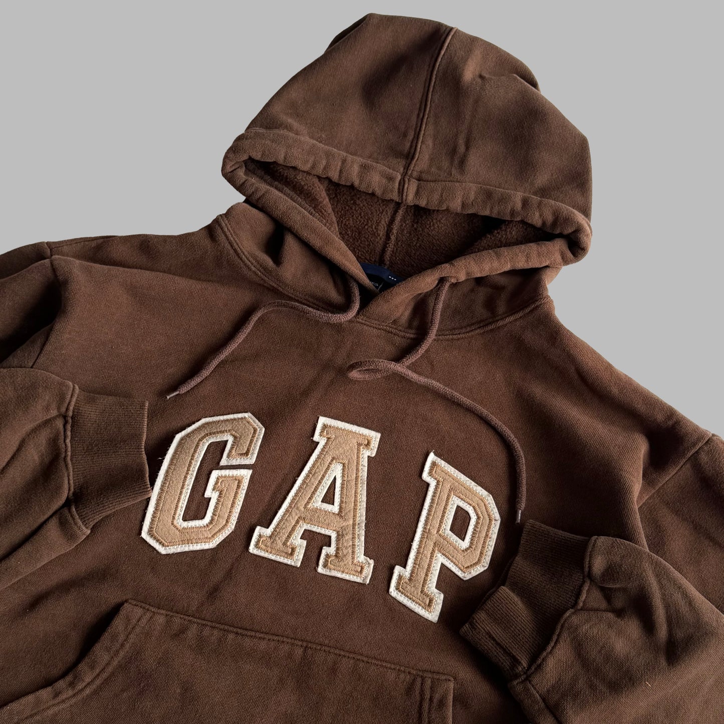 Y2K Brown Gap Hoodie - XS