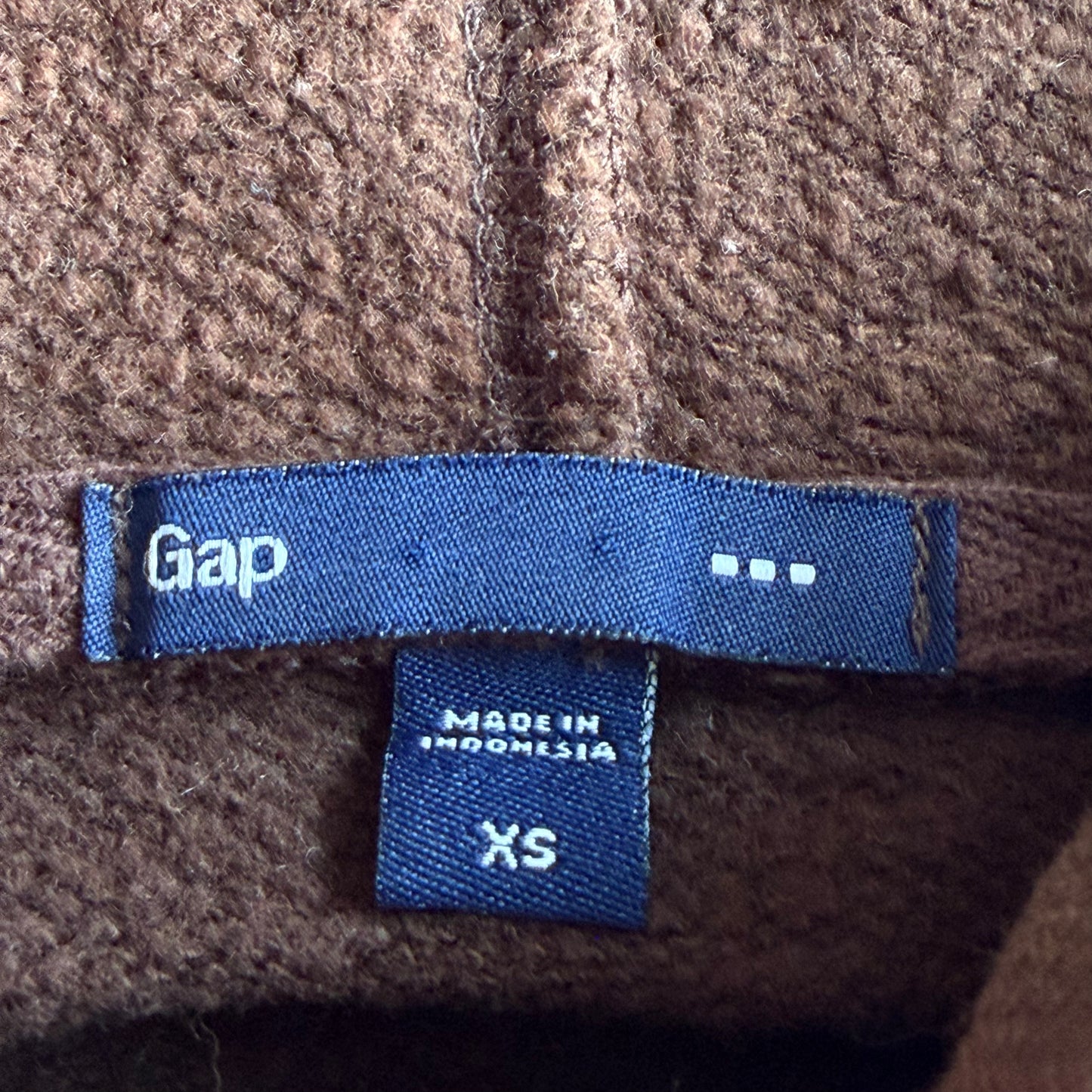 Y2K Brown Gap Hoodie - XS