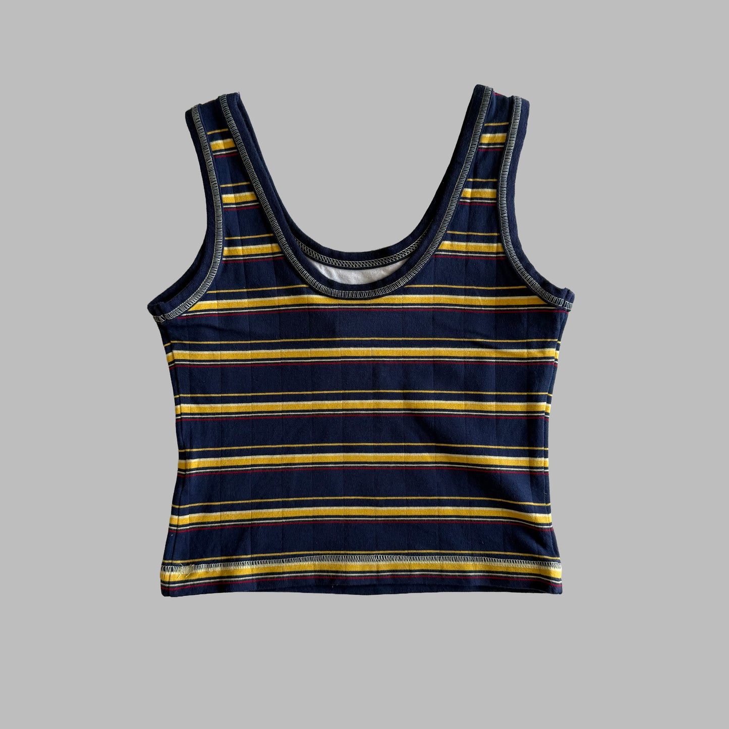 Y2K Nike Striped Activewear Tank - S