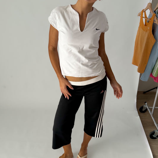 Y2K Nike Low Cut Activewear Top - L