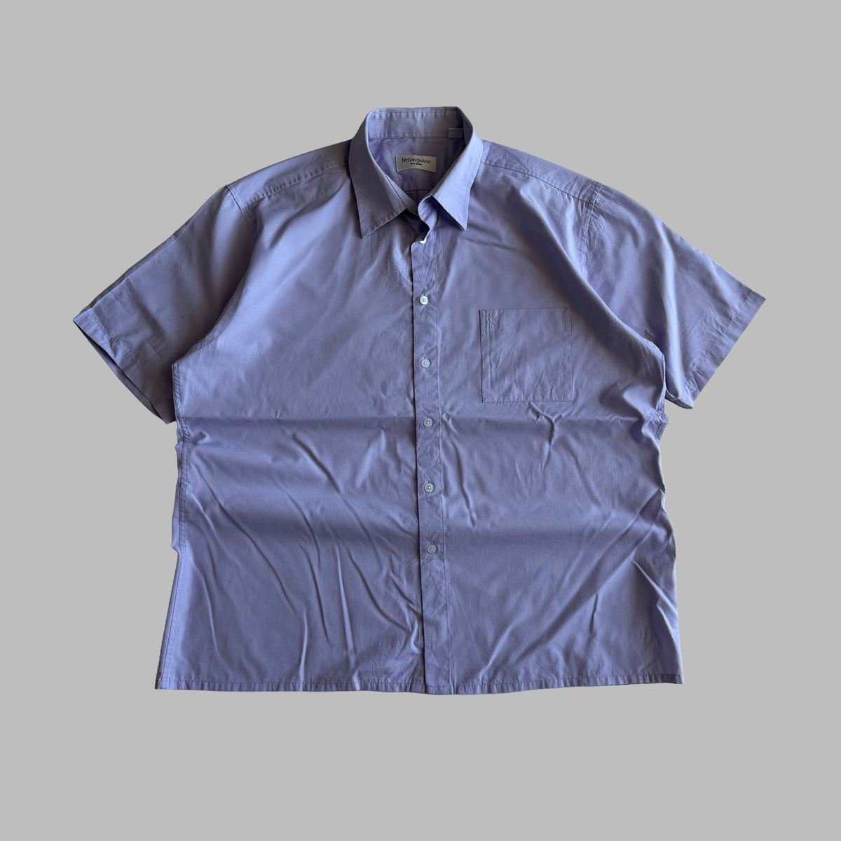 90s Yves Saint Laurent Short Sleeve Button Up Shirt - L