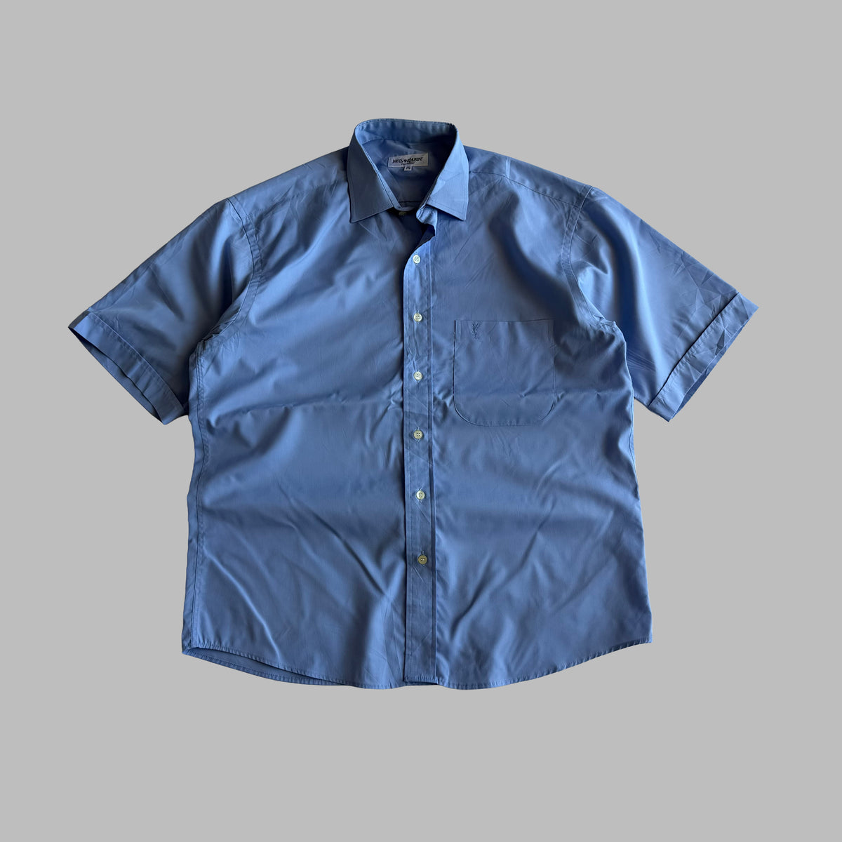 90s Yves Saint Laurent Short Sleeve Button Up Shirt - L