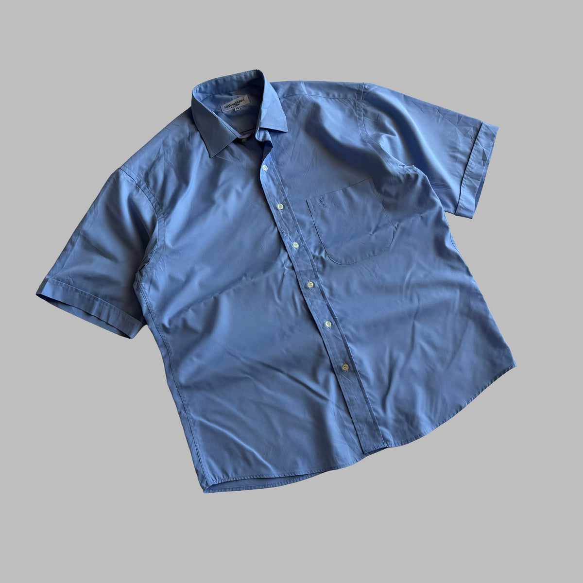 90s Yves Saint Laurent Short Sleeve Button Up Shirt - L