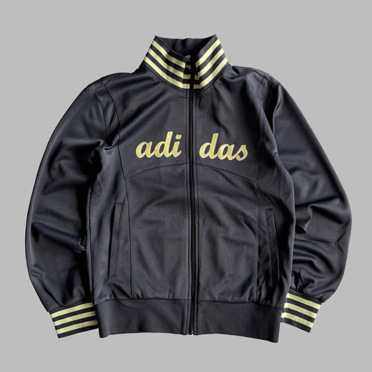 Y2K Adidas Spell Out Track Jacket - S