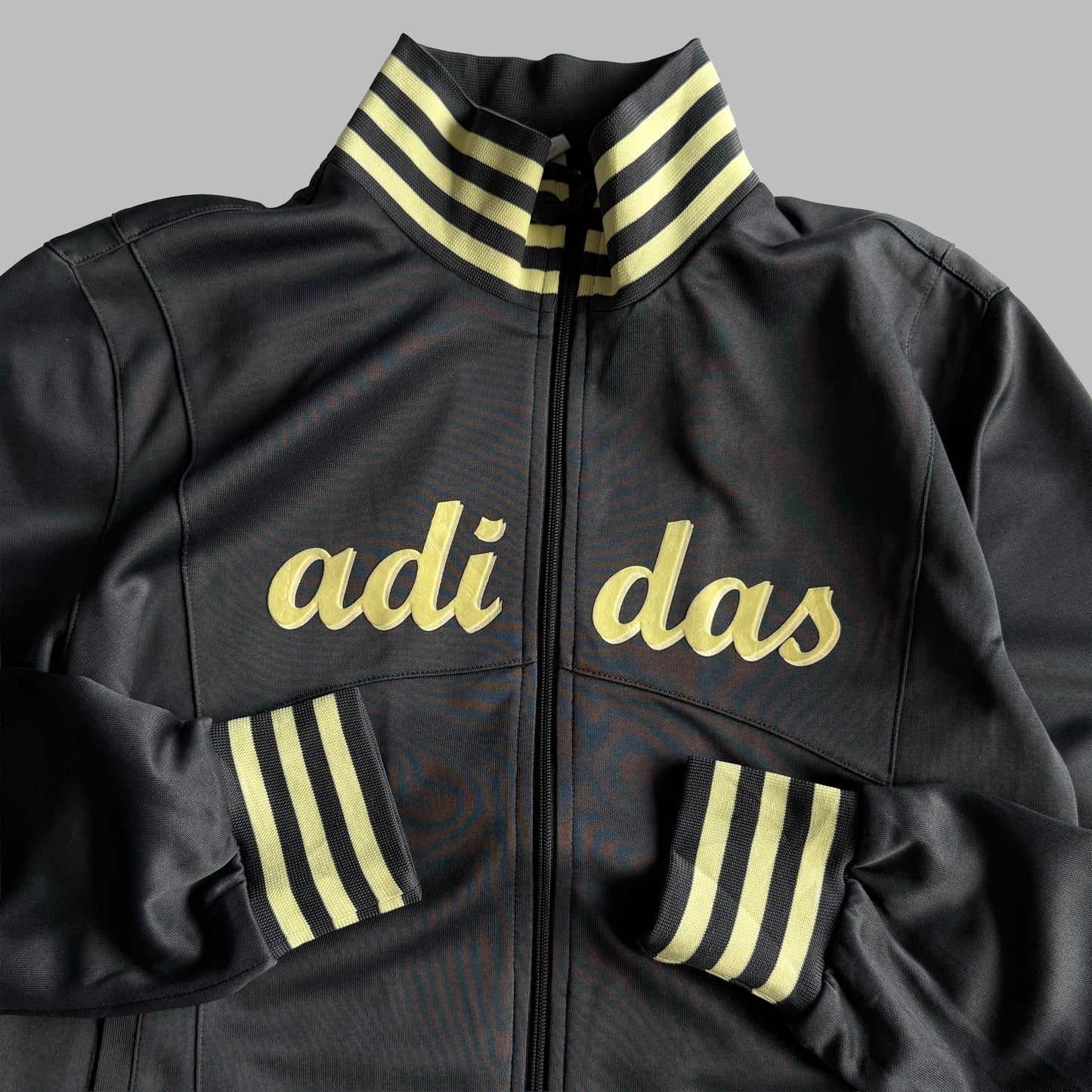 Y2K Adidas Spell Out Track Jacket - S