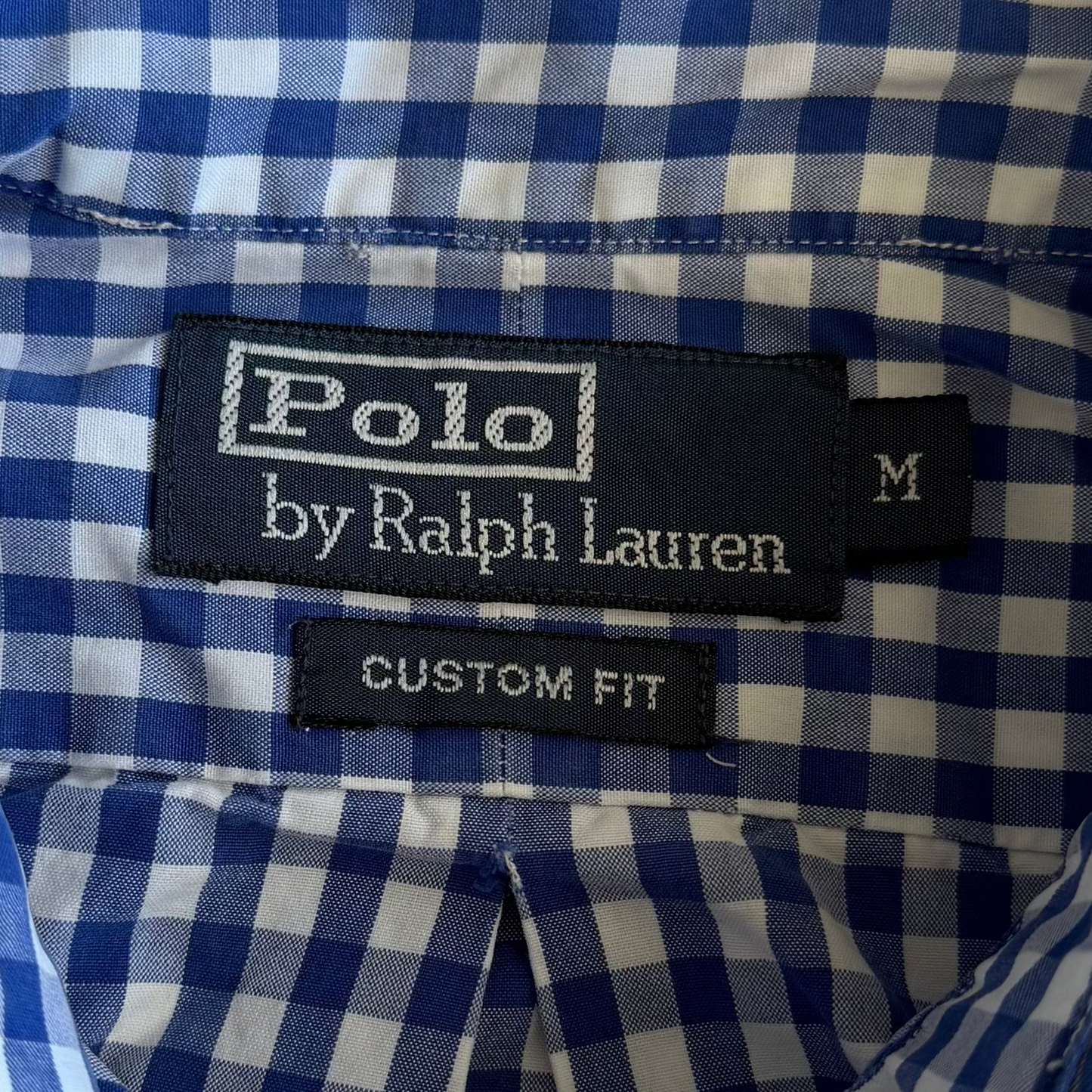 90s Polo Ralph Lauren Gingham Button Up Shirt - M