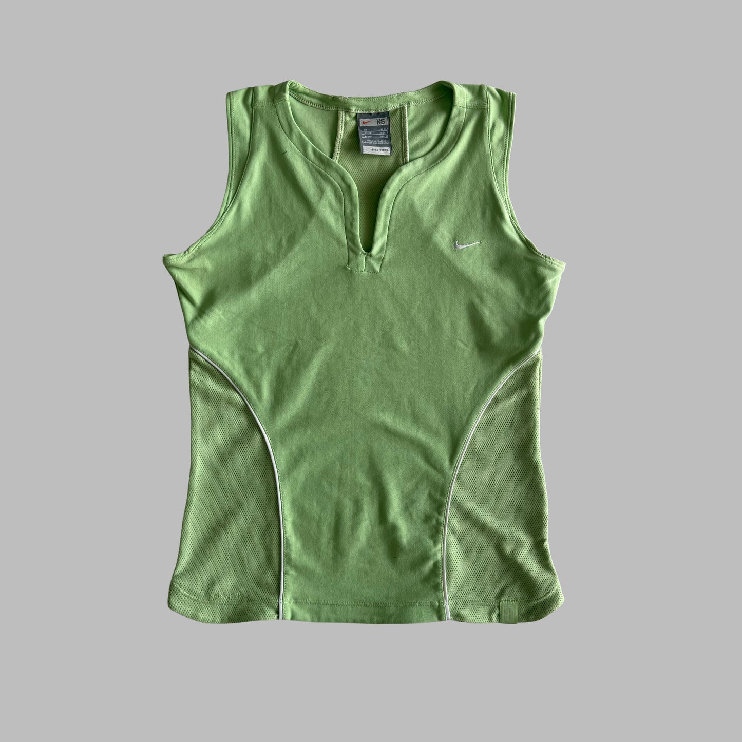 Y2K Nike Panelled Activewear Tank - XS