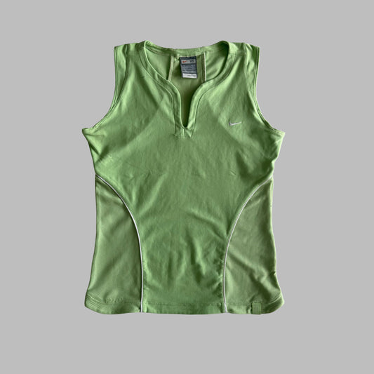 Y2K Nike Panelled Activewear Tank - XS