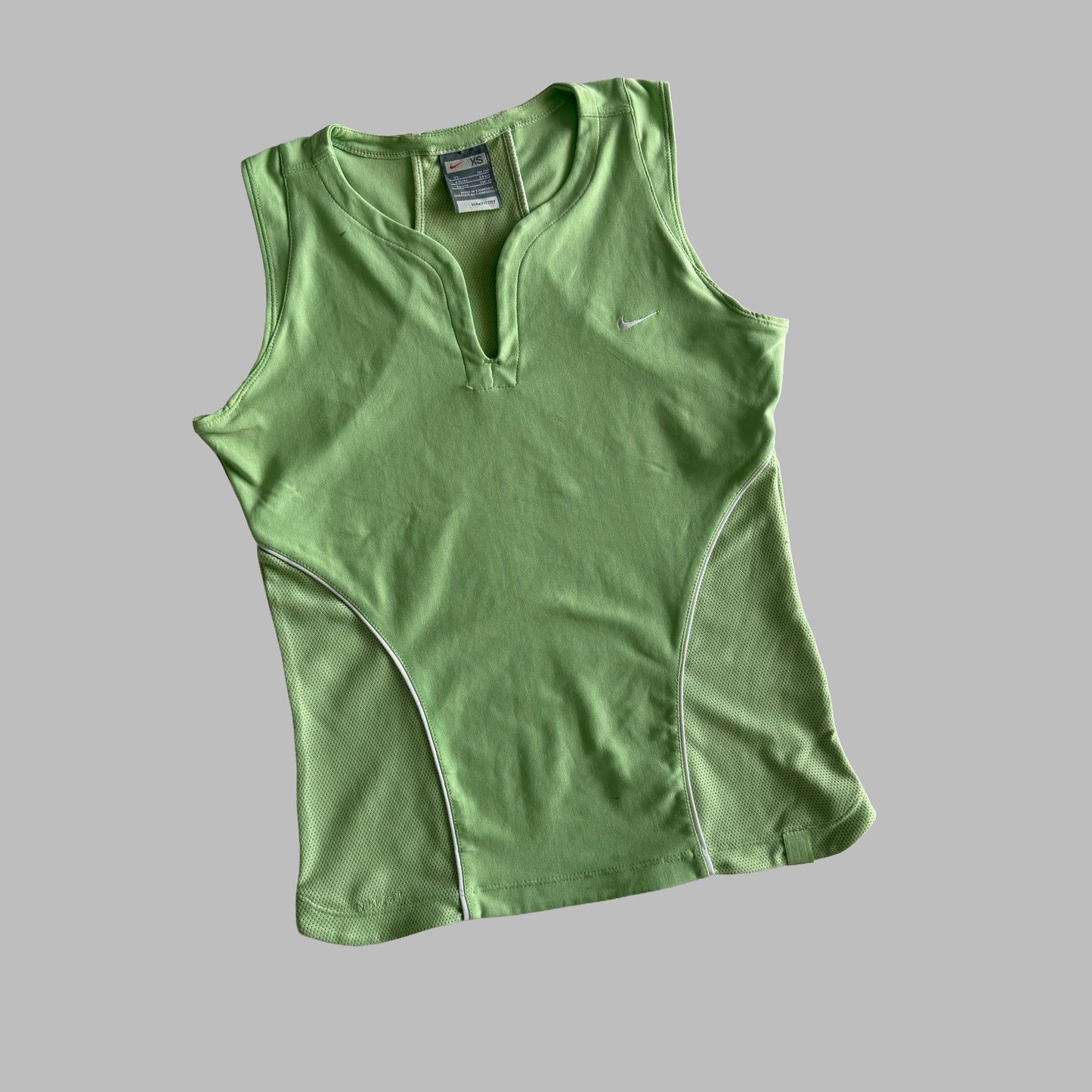 Y2K Nike Panelled Activewear Tank - XS