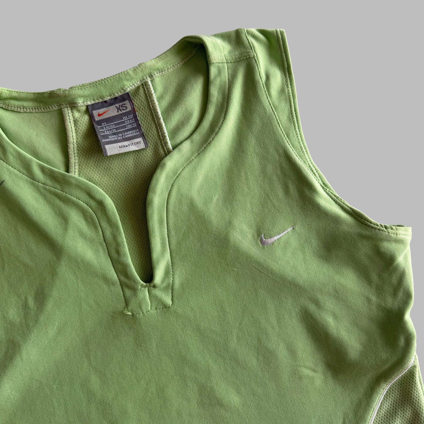Y2K Nike Panelled Activewear Tank - XS