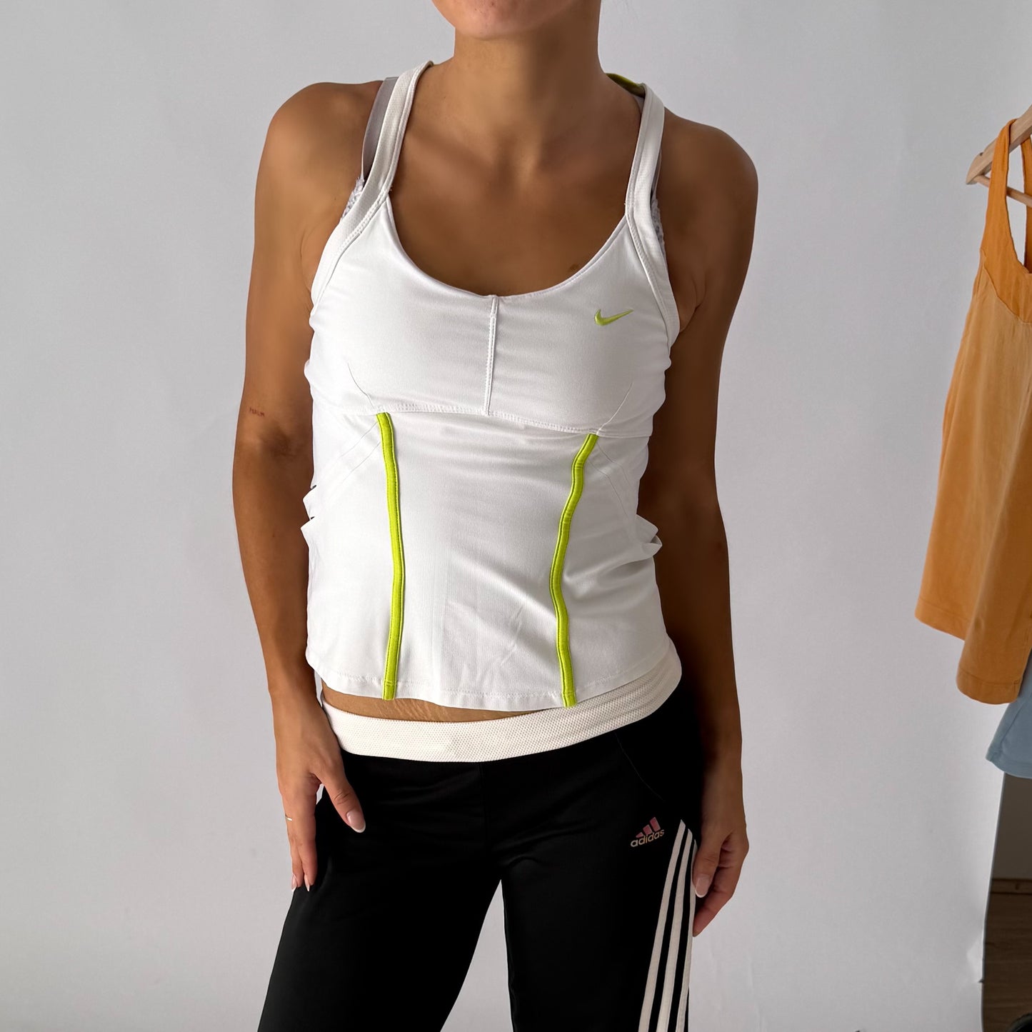 Y2K Nike Cut-Out Racerback Activewear Tank - S