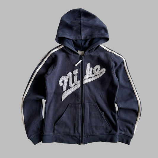 Y2K Nike Spell Out Full Zip Hoodie - XS