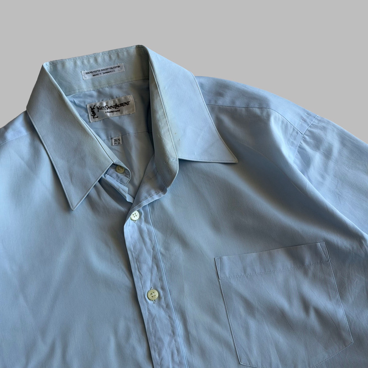 90s Yves Saint Laurent Lightweight Button Up Shirt - L