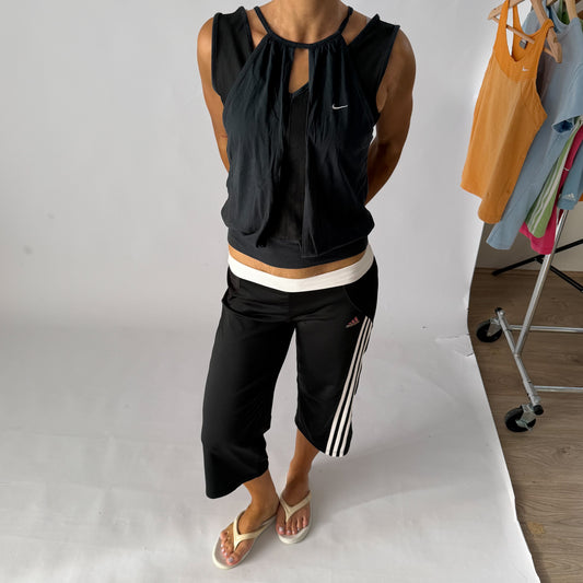 Y2K Nike Keyhole Activewear Top - S