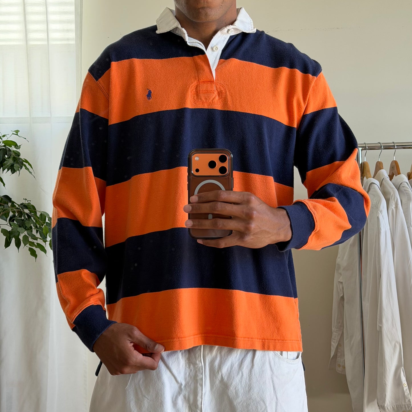 Ralph Lauren Striped Rugby Shirt - X-Large