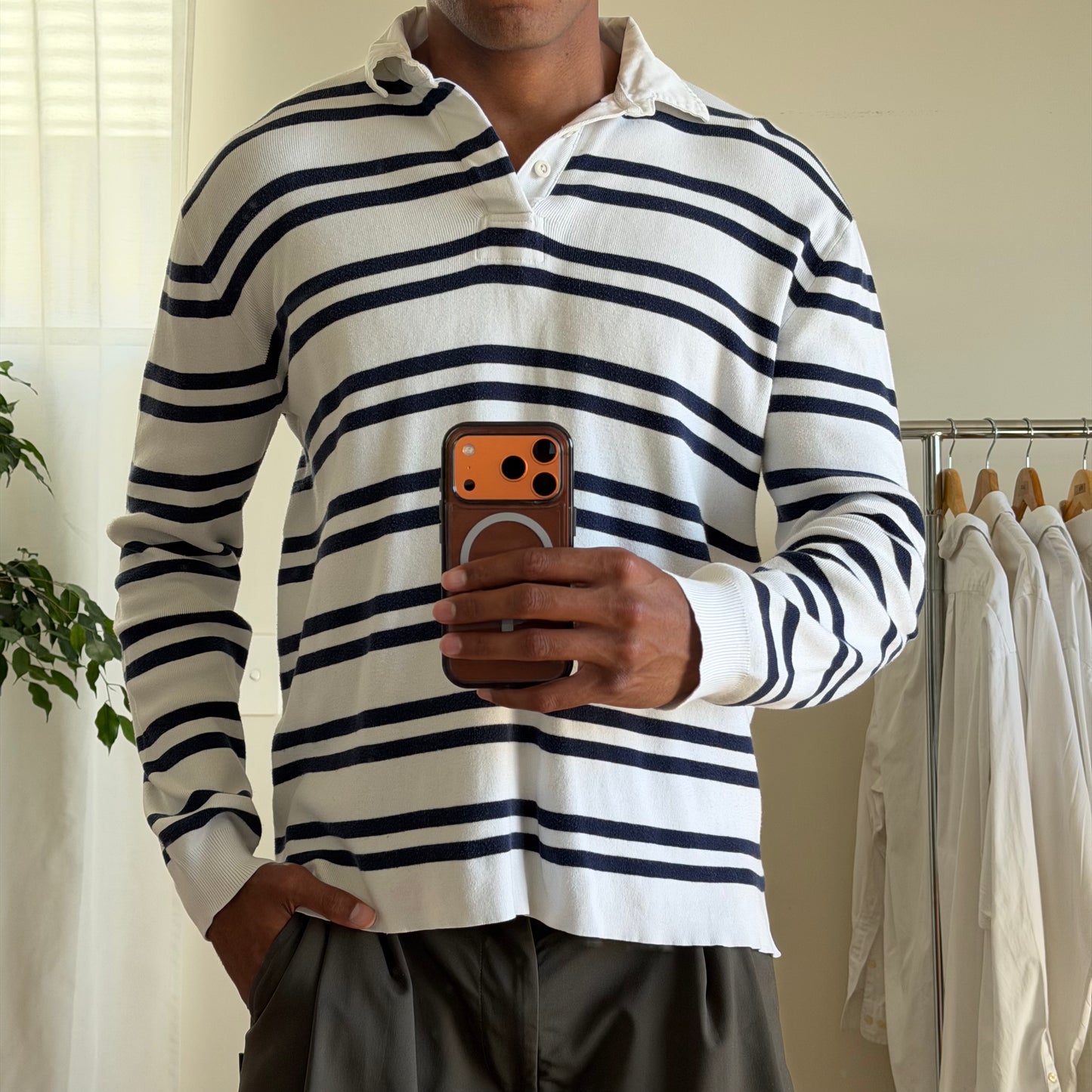 Ralph Lauren Striped Rugby Shirt - Large