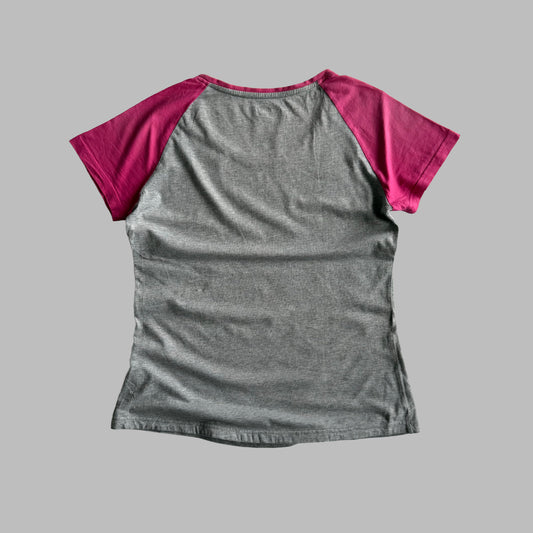 Adidas Spell Out Raglan Baby Tee - XL