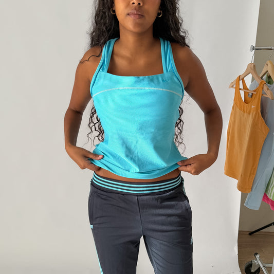 Y2K Nike Square Neck Racer Back Tank - XL