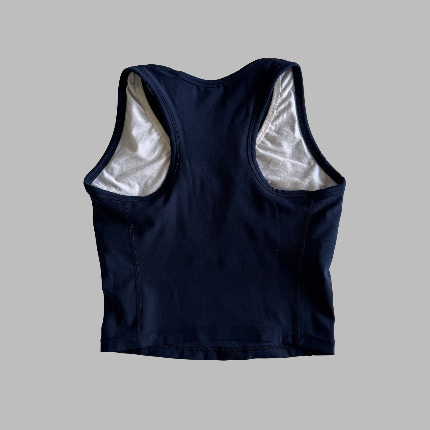 Y2K Nike Centre Swoosh Activewear Top - S/M