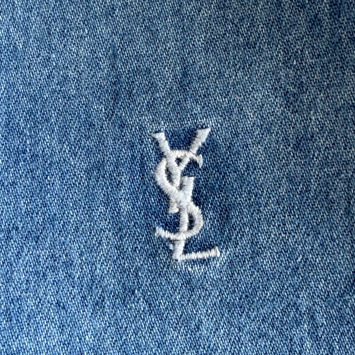 90s Yves Saint Laurent Denim Button Up Shirt - L