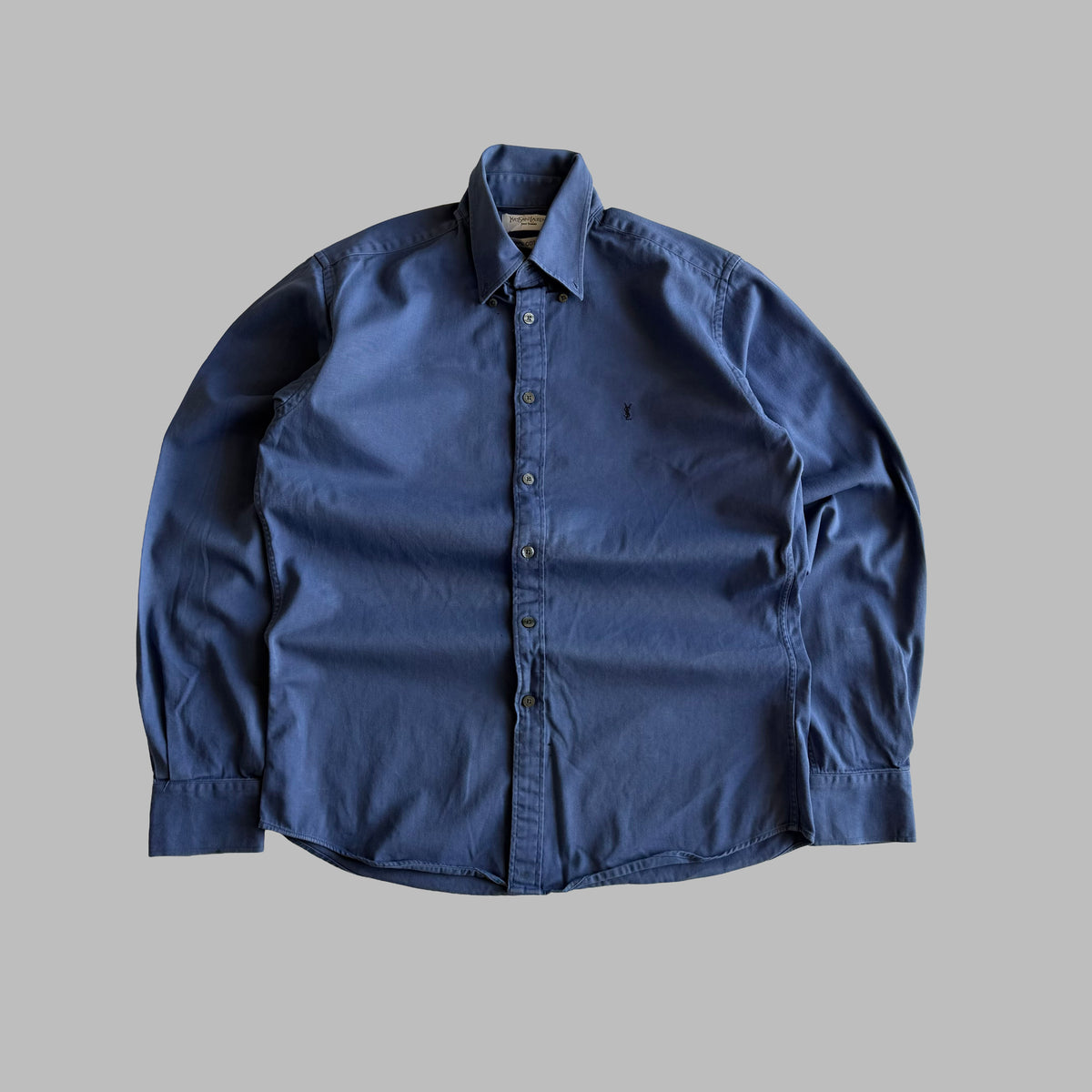 90s Yves Saint Laurent Heavyweight Button Up Shirt - M