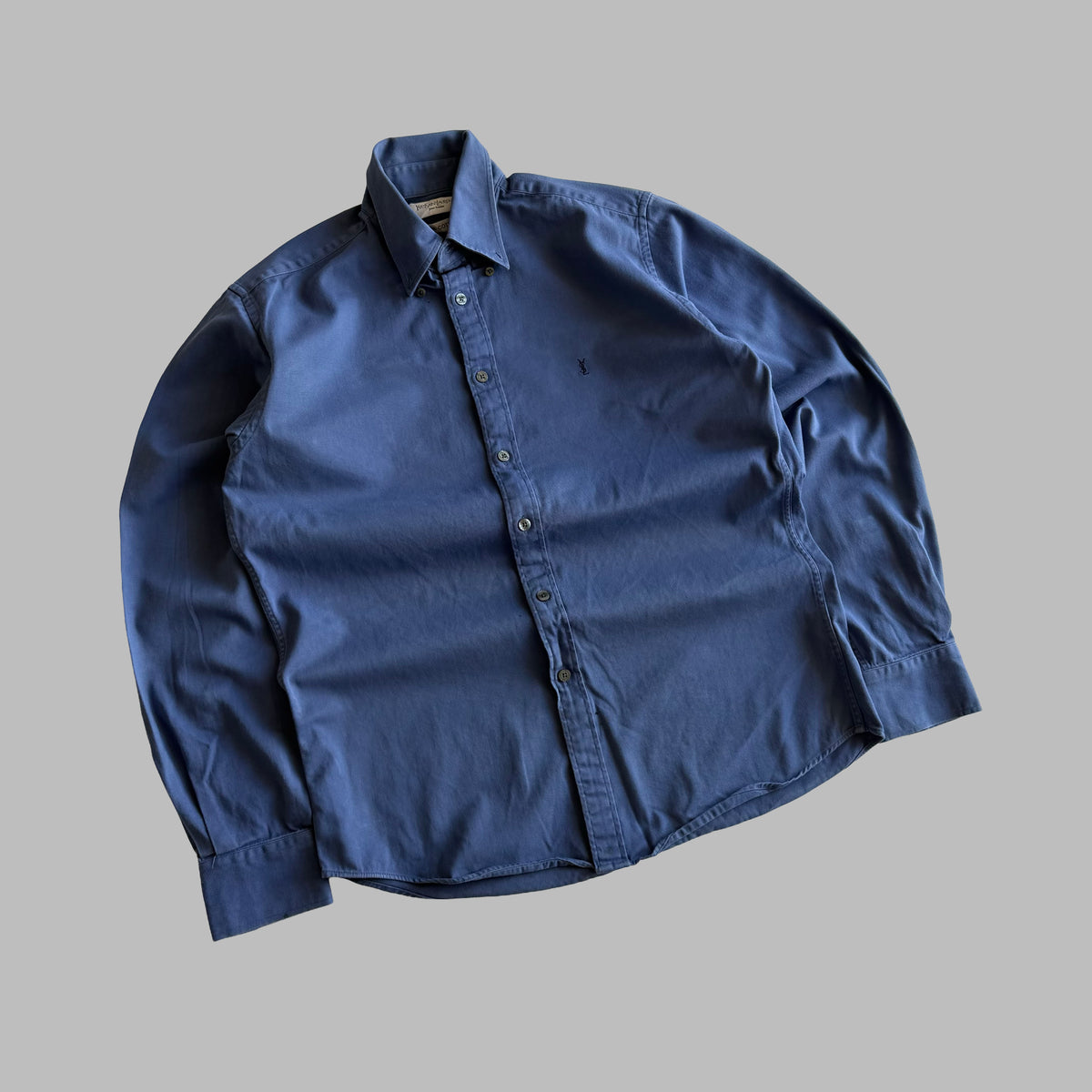 90s Yves Saint Laurent Heavyweight Button Up Shirt - M