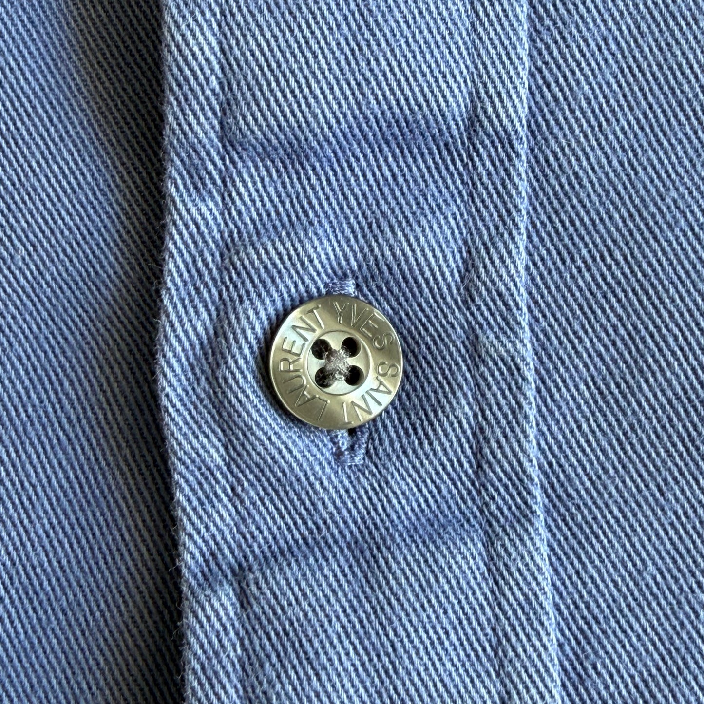 90s Yves Saint Laurent Heavyweight Button Up Shirt - M
