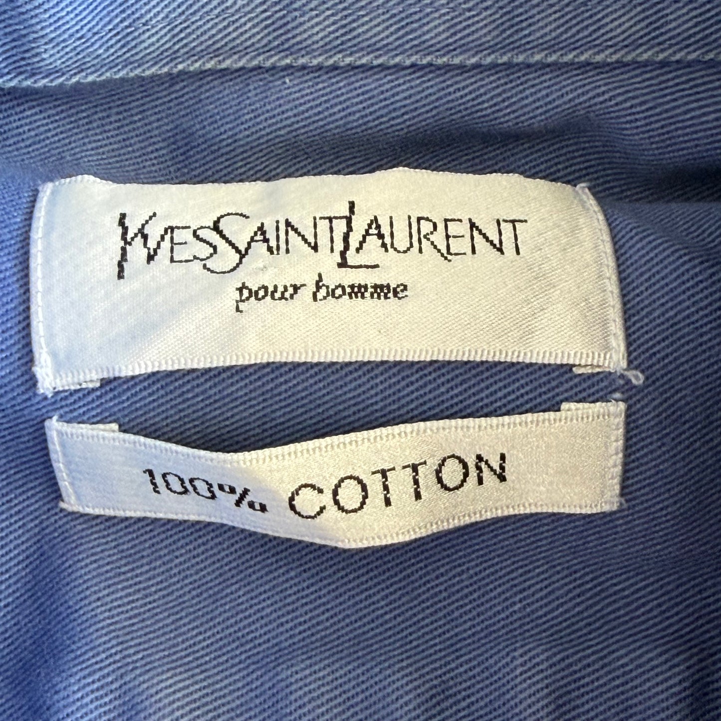 90s Yves Saint Laurent Heavyweight Button Up Shirt - M