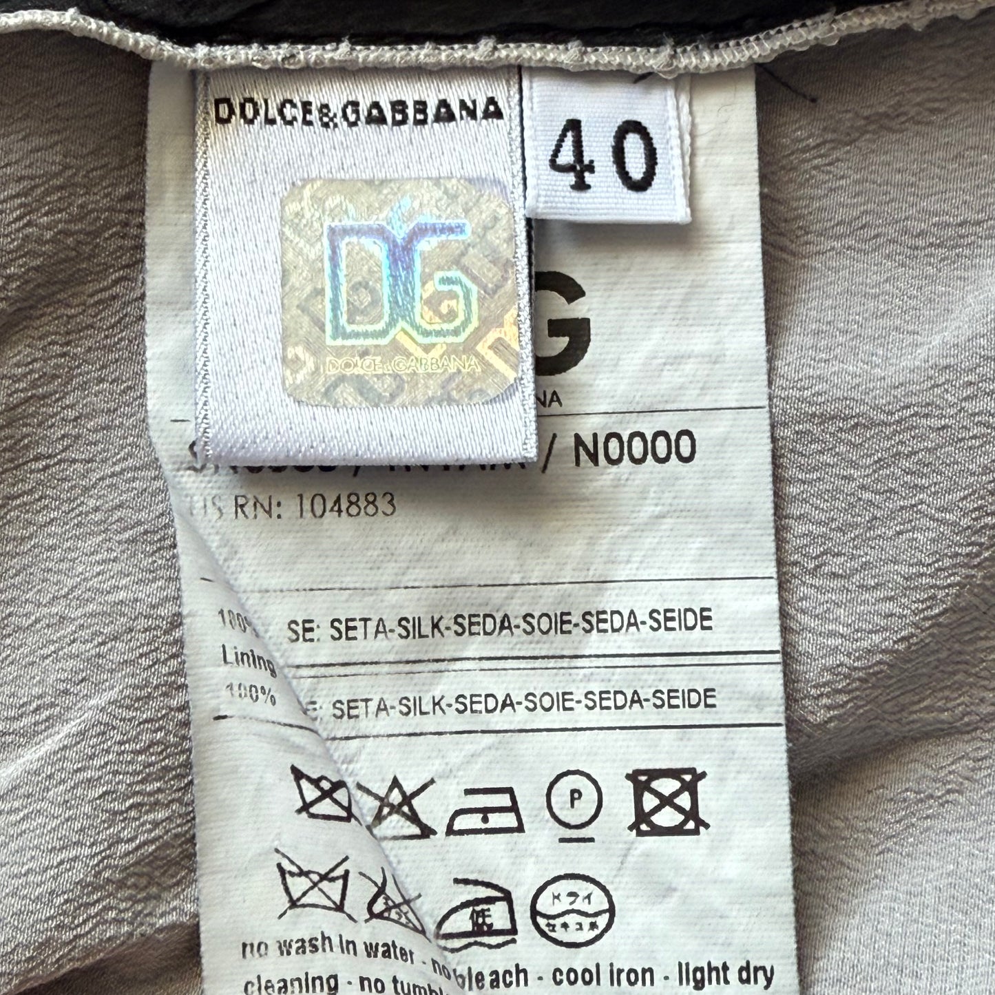 Dolce and Gabanna Corset Cami - XS