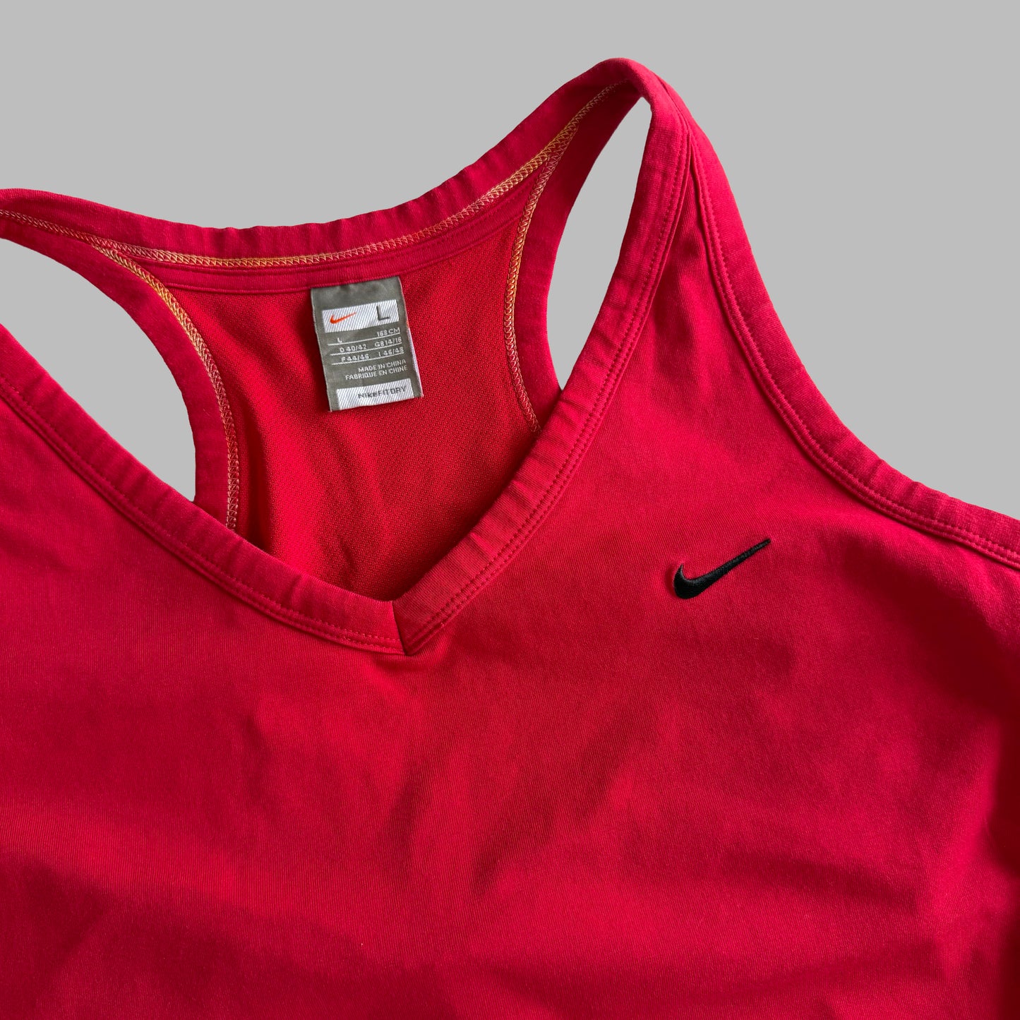 Y2K Nike Racerback Activewear Tank - L