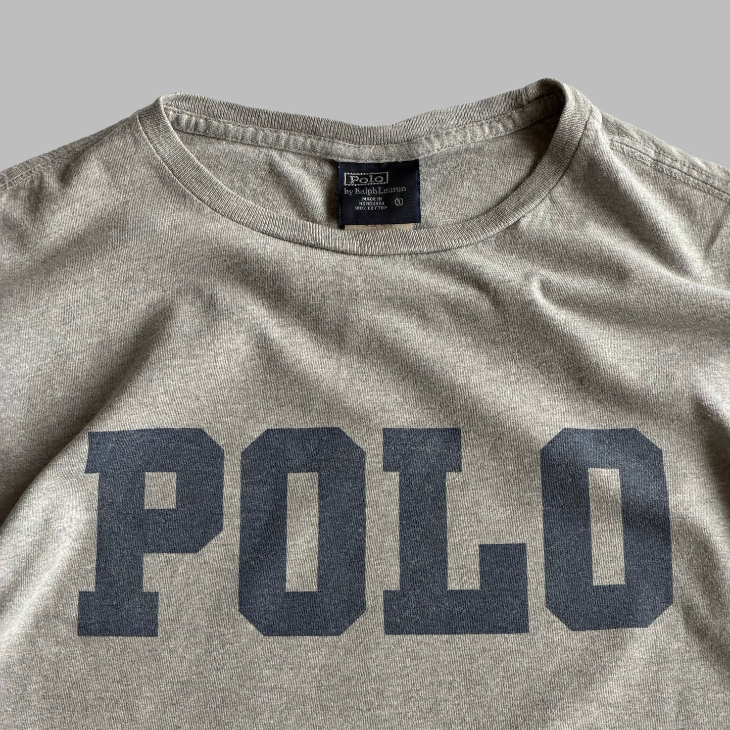 90s Polo Ralph Lauren Spell Out T-Shirt - S