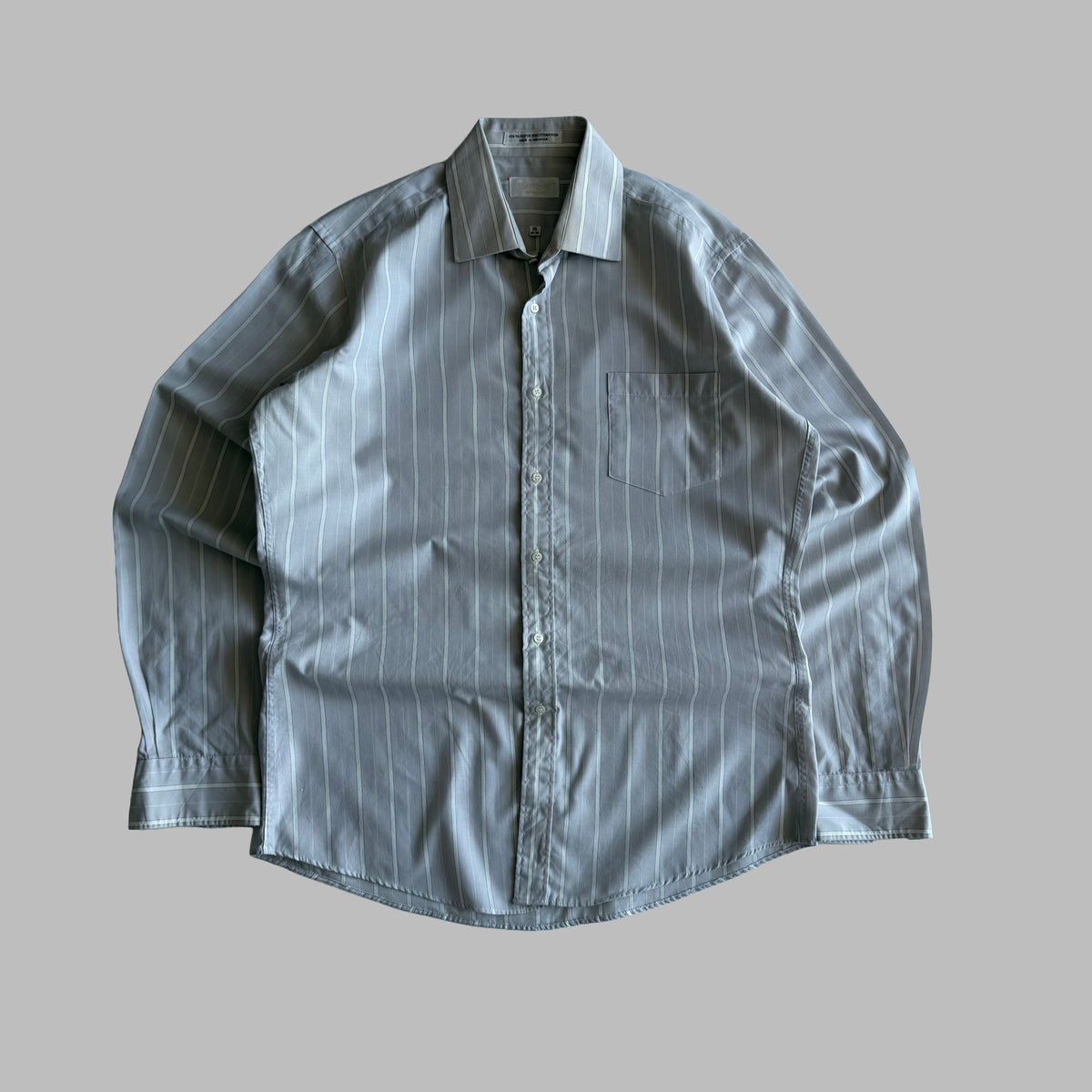 90s Yves Saint Laurent Striped Button Up Shirt - M