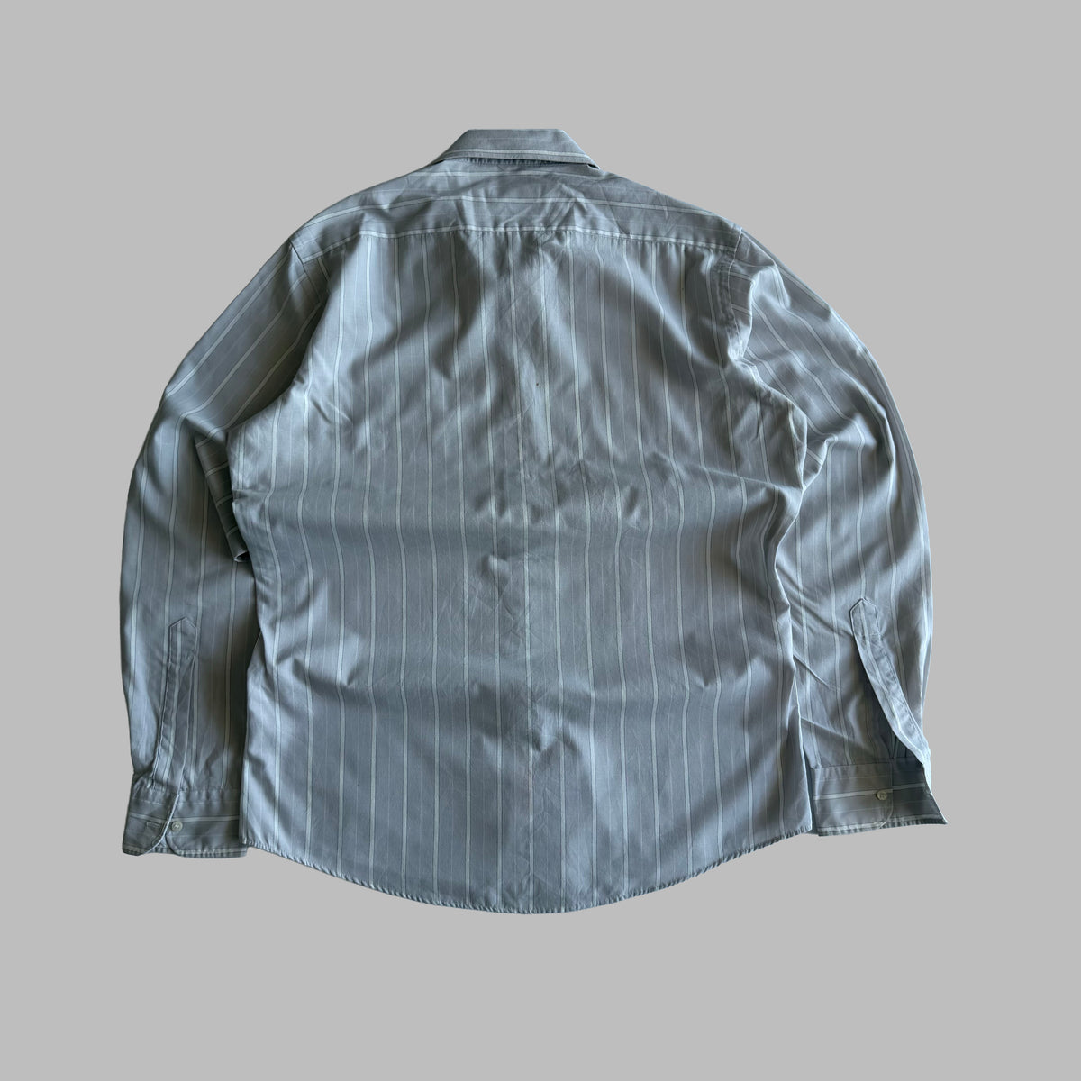 90s Yves Saint Laurent Striped Button Up Shirt - M