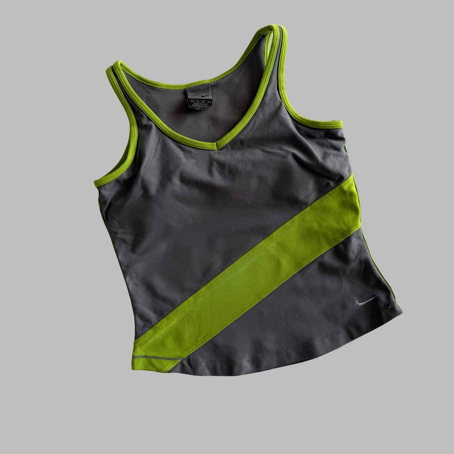 Y2K Nike Striped Activewear Top - XS/S