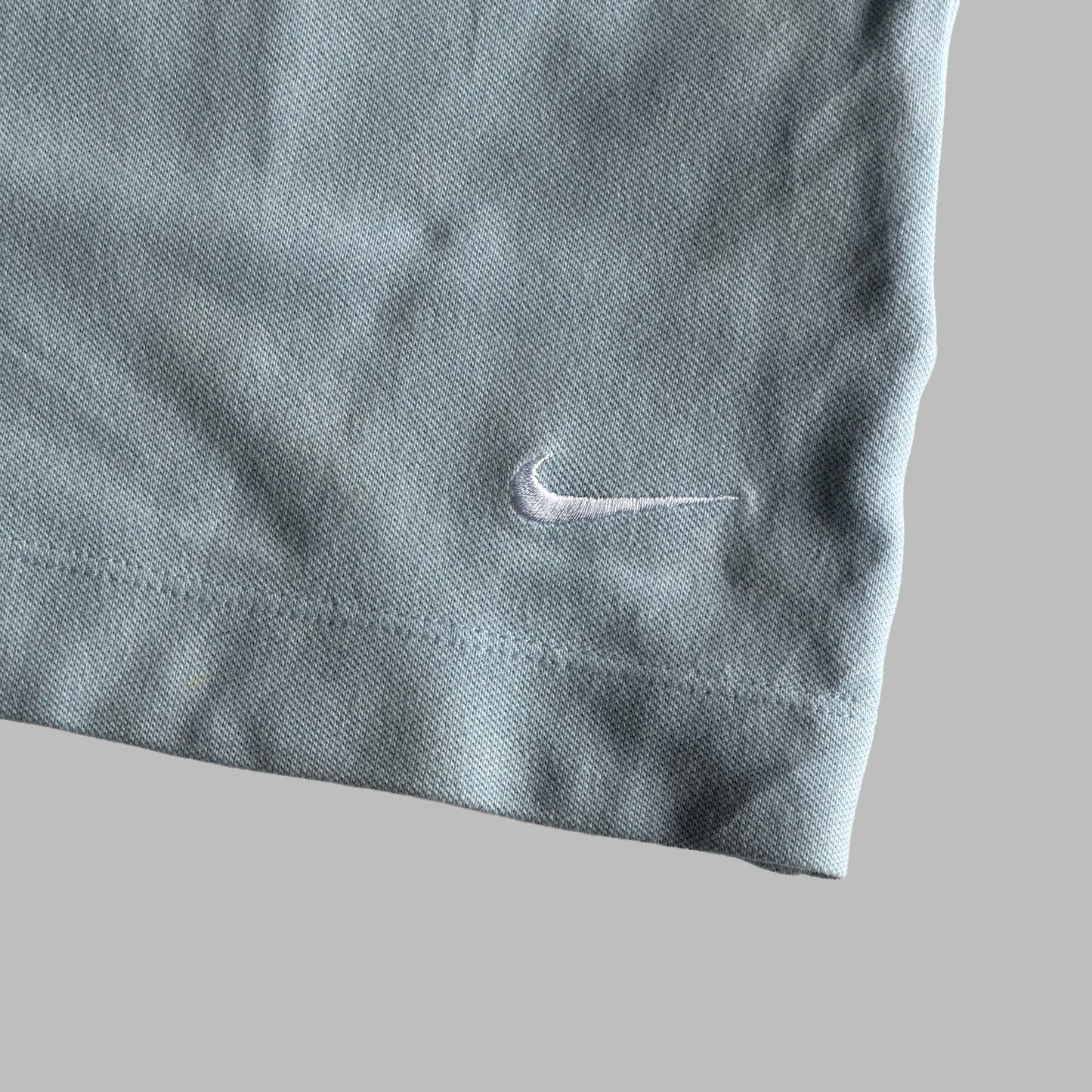 Y2K Nike Striped Activewear Polo - M