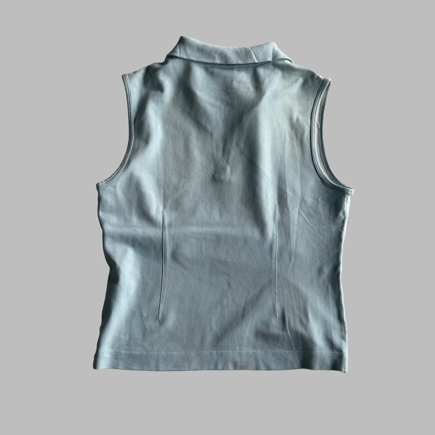 Y2K Nike Striped Activewear Polo - M