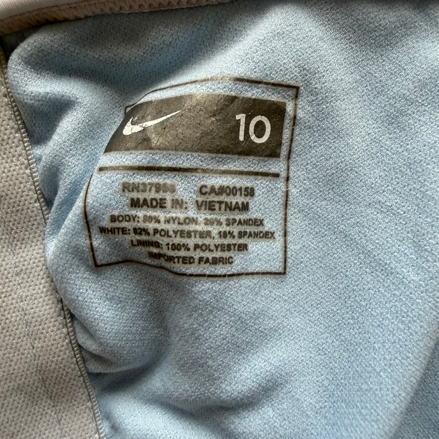 Y2K Nike Panelled Activewear Tank - M