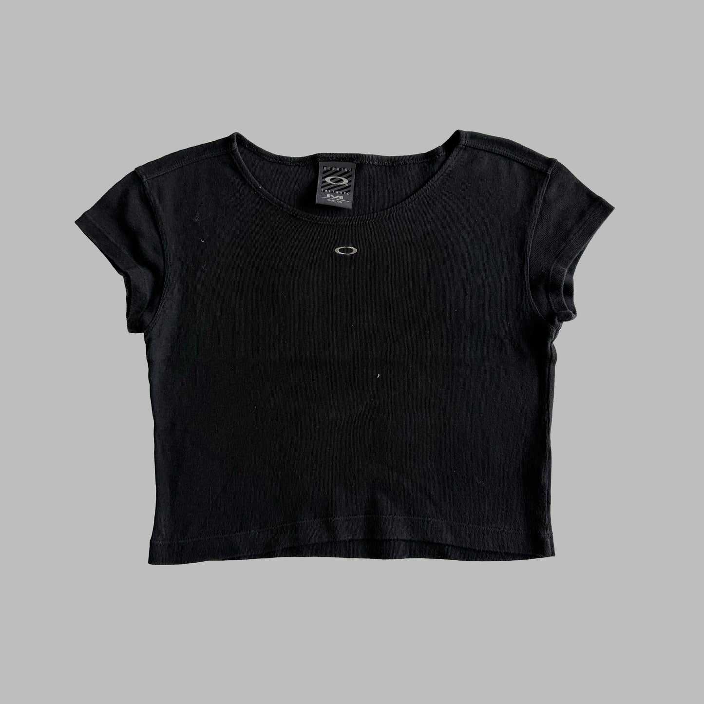 Y2K Oakley Software Ellipse Baby Tee - M