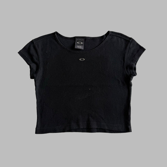 Y2K Oakley Software Ellipse Baby Tee - M