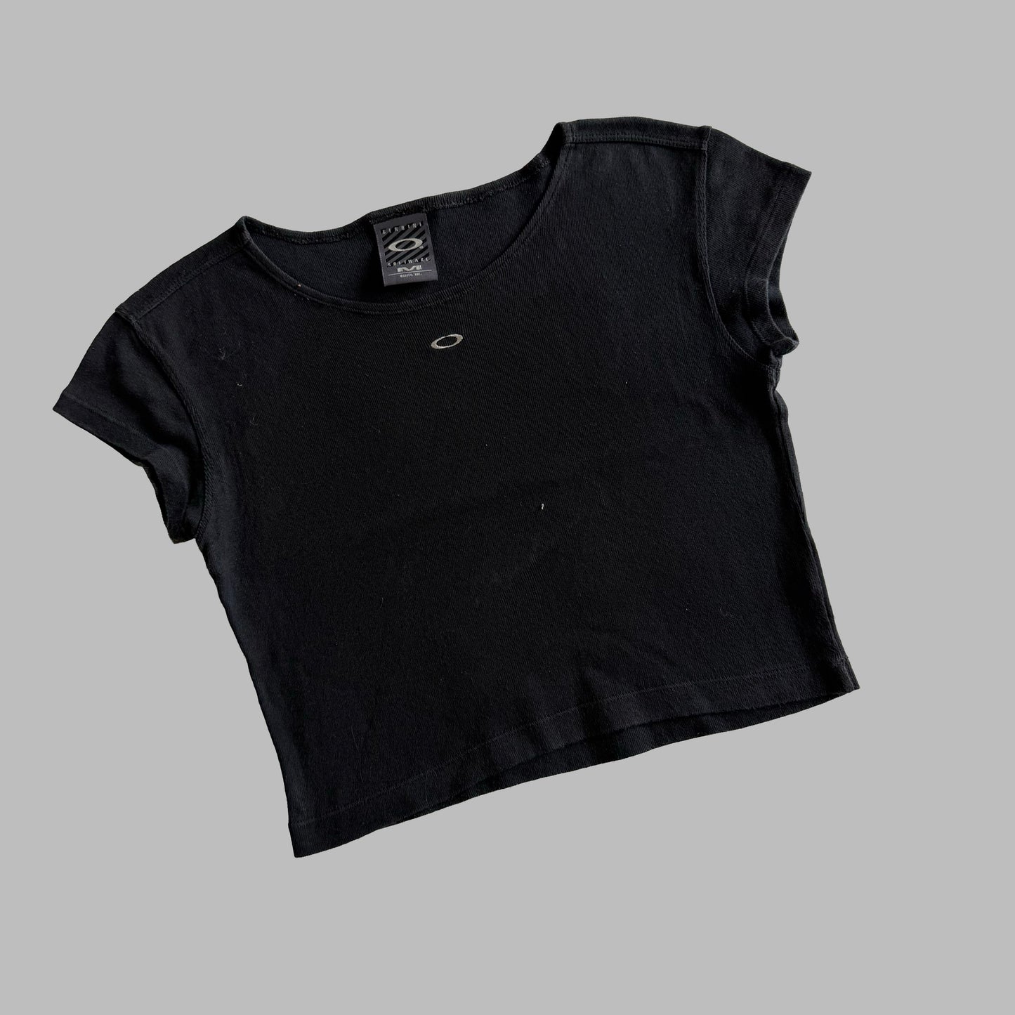 Y2K Oakley Software Ellipse Baby Tee - M