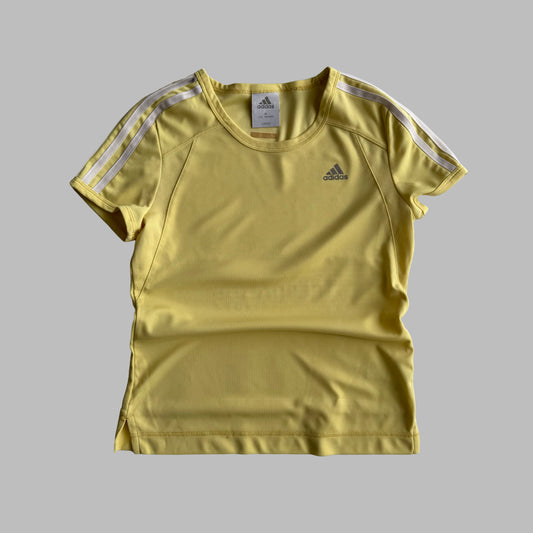 Y2K  Adidas Three Stripe Activewear Top - M