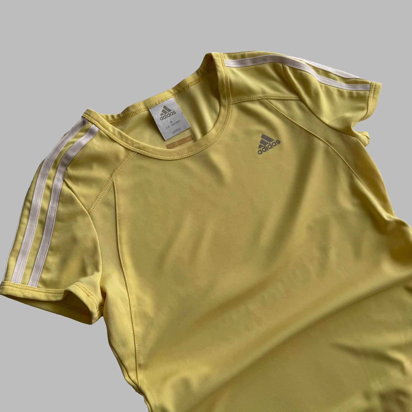 Y2K  Adidas Three Stripe Activewear Top - M