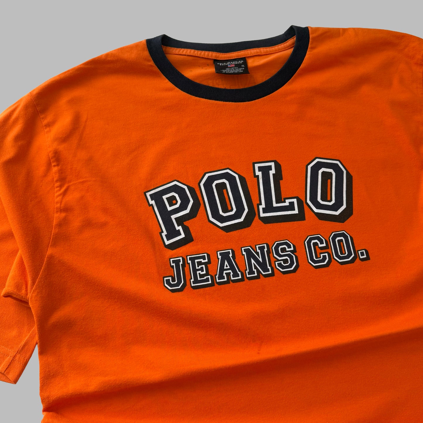 Y2K Ralph Lauren Polo Jeans Spell Out T-Shirt - XL